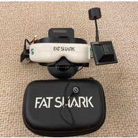 85% NEW FatShark Fat Shark Dominator HDO FPV Video Goggles with OWL RC FPV Diversity System RX Receiver OLED display