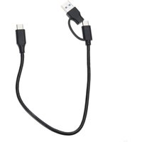 H7JF Fast Charging Cable 2 in 1 USB to Type-c Wire for Charging Data Sync 10Gbps