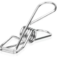 10/20/40Pcs Stainless Steel Clips Clothes Pegs Household Clothespin Clips Washing Hang Pins Metal Wire Clamp Home Storage Tool