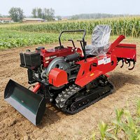 4x4 Small Tractor 25-50hp with 8F+2R All-Terrain Four-Wheel Drive Diesel Engine for Mini Farm Agricultural Work Customizable