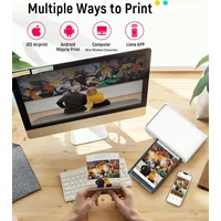 2026 Liene 4x6'' Photo Printer Wi-Fi Full-Color Instant Printer for iPhone Android Smartphone Thermal dye Sublimation