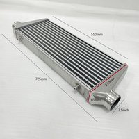 550*230*65mm Universal Turbo Intercooler bar&plate OD=2.5" Front Mount intercooler