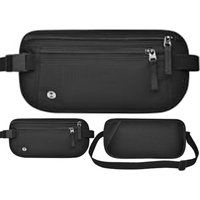 RFID Blocking Waterproof Sport Travel Phone Money Belt Bag Fanny Packs Men Women Hidden Wallet Passport Holder Bag Big Capacity