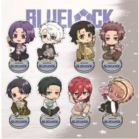 Blue Lock 10cm Casual Suit Q-Style Acrylic Stand Figures Keychain Anime Collectible Standee, Desk Decor Gift for Fans