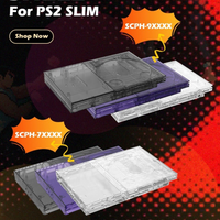 For Sony PlayStation2 Slim Game Console Protective Housing Translucent Replacement Shell Accessories for Gaming Consoles