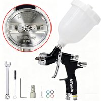 Ntools 1.3mm TE20 Slit Nozzle Spray Gun with 600CC Cup Gravity Feed for Car Paint High Fine Atomization Slot Air Sprayer