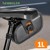 NEWBOLER Mini Bicycle Saddle Bag Lightweight Small 1L Bike Bag Portable Multi function Bags Cycling Tail Bag Bike Accessories