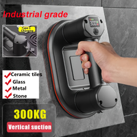 2PCS 300KG 3600mAh Battery Load Industrial Grade Electric Vacuum Suction Cup Heavy Duty Lifter for Granite Tile Glass Wood Stone