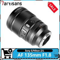 7artisans AF 135mm F1.8 Large Aperture Auto Focus Telephoto Camera Lens Compatible with Sony A7S Nikon ZFC Leica SL1