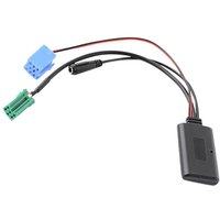 Audio MP3 Music Adapter AUX IN Car Bluetooth-Compatible Adapter Cable with MIC Radio Stereo AUX Cable Adapter for Renault Laguna