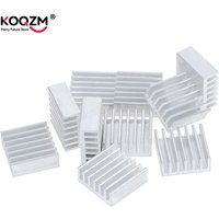 10pcs 14*14*6mm Aluminum Heatsink Electronic Chip Radiator Cooler