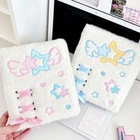 A6 Album Shell Photocard Holder Loose-Leaf Angel Star Pattern Card Binder 3-inch Small Card Storage Collect Book