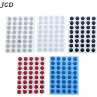 JCD 40Pcs 6.5mm diameter 1mm thickness Universal Mouse Skates for Logitech Rubberized Mouse Foot Glide Feet Sticker