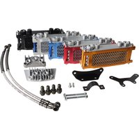 AliExpress NONE Oil Cooler Motorcycle Oil Radiator Kit Engine Cooling Universal For 50 110 125 140cc Motocross Dirt Pit Bike ATV Enduro Accessor