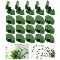 10/20/50Pcs Invisible Plant Climbing Wall Fixture Clips Rattan Vine Bracket Fixed Buckle Leaf Clips Traction Holder Garden