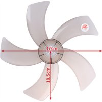 【AD】Hot Sale 1PC 16 Inch Household Plastic Fan Blade Five Leaves With Nut Cover For Pedestal Fan