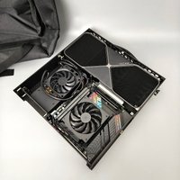 S35 Chassis 4 Liters Portable Mini ITX Tiled Small Host, Supports Dual Fan Graphics Card