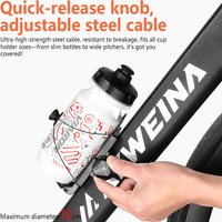 ATWEINA Road Bike MTB Invisible Quick Release Cage ABS Material Mountain Bike Bottle Cage Riding Accessories Cycling Equipment