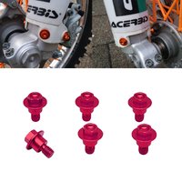 M6*12 Front Fork Guard Bolt Screw For KTM SX SXF XC XCF EXC EXCF XCW XCFW 125 150 250 300 350 400 450 500 530 2000-2022