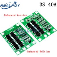3S 40A Li-ion Lithium Battery Charger Lipo Cell Module PCB BMS Protection Board For Drill Motor 12.6V Enhance/Balance