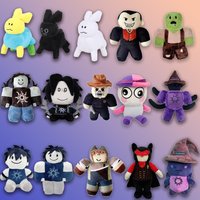 New Various Models Plush Toys Exquisite Cartoon Rabbit Doll Game Accessories Square Game Character Birthday Gifts For Boys Girls