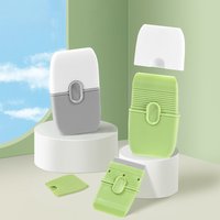 Double Head Nail Stamping Scraper Smooth Professional Stainless Steel Gel Leveling Streak-Free For Crisp Designs Manicure Tool