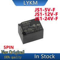 5/piece New Original JS1-5V-F JS1-12V-F JS1-24V-F 5pin Relay In Stock