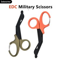 Rescue First Aid Scissors EMTrauma Bandage Emergrncy EDC Outdoor Gear Stainless Steel with Carabiner Nursing Doctors EMS
