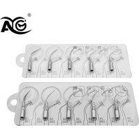 AG 5Pcs/Pack Dental Scaler Tips Ultrasonic Scaler Tip Fit EMS Woodpecker Dental Ultrasonic Scaler Scaling Tip Dentist Instrument