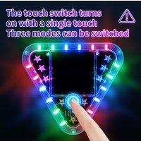 Truck rear end collision prevention solar warning flashing light LED car tail light wiring free warning flashing light
