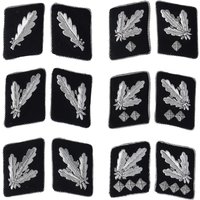 Handmade Gold Thread Embroidery Collar Badge Drill Team Uniform High End Costume Film Prop Military Commemorative Medal