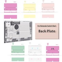 Back Plate Full Set Shell for Nintendo Switch OLED Console,Replacement Back Plate Kickstand for NS Switch Oled Game Accessories