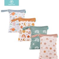 Happyflute Wetbag For Baby Diapers Nappies Waterproof Reusable Diaper Bag With Two Zipper 30cmx40cm