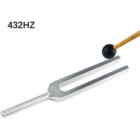 Miwayer 432Hz Tuning Fork Set with Mallet Bag Cloth, Sound Healing for Chakra Balance Stress Relief Relaxation