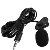 3 5mm Interface Wired Lapel Microphone Indoor Outdoor Noise Cancelling Interview 360 Degree Pickup Clip-on Mic