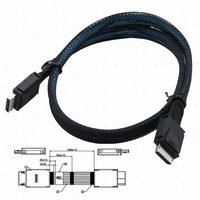 PCIe Oculink SFF-8611 4I To SFF-8611 4I Mini SAS HD Cable 50-200cm Length High-Speed Data Transfer Cable for Servers/Storage