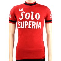 Maillot de cyclisme en laine mérinos, GS Solo Smile ia, VV irritation ics Retro