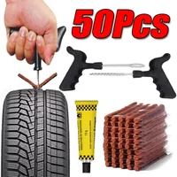 Professional Universal Tubeless Tyre Repair Kit Rapid Emergency Puncture Fix with Rubber Strips for Car Motorcycle Truck