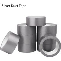 10/20M Silver Duct Tape, Waterproof Heavy Duty Duct Tape, Duct Tape Multipack for Arts Home Office School DIY Craft