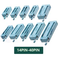 IC Socket Lever Type DIP PCB Adapter for DIY Electronics Universal ZIF