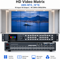 AMS-MTX_16x16 HD Video Matrix 4K Seamless Switching Splicing Web Control Multi Mode Processor