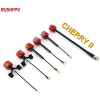 RUSHFPV Cherry 2 II 5.8G 1.8Dbi FPV Antenna VTX LHCP RHCP SMA MMCX UFL Long Range For Racing Drone Connector Adapter Accessories
