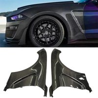 For Ford Mustang 2015-2023 GT EcoBoost V6 GT350 GT500 GT Style Carbon Fiber Fenders Pair High Quality Auto Body Kit Perfect Fitm