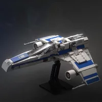 629pcs MOC PiXEL-DANs E-Wing Modifications incl Display Stand Star Battle Building Blocks Christmas Model Birthday AssemLY Gift