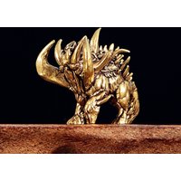 Solid Cast Brass Porcupine Wild Boar Figurine Kung Fu Tea Pet Retro Desktop Home Office Decor Present