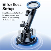 Ulanzi ZJ06 Suction Cup Mount with 360° Ball Head Adjustment for Featuring MagSafe Smartphones for Car Sunroof Windshield Window