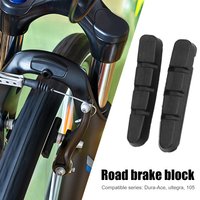 AliExpress NONE DURA ACE ULTEGRA 105 Road Bike Brake Pads - Rubber V Brake Blocks for Shimano BR Series
