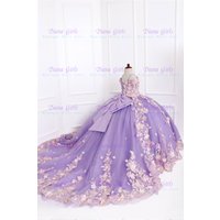 Luxury Quality Flower Girl Dress Tulle Fluffy With Flowers Applique For Wedding Little Princess Birthday Party Evening Gowns