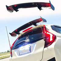 Suitable for 14-18 Honda Fit Jazz JS% 100 carbon fiber rear spoiler, top wing, luggage wing, and tail wing