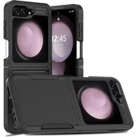 New TPU/PC Case for Samsung Galaxy Z Flip 6 / Z Flip 5 Shockproof Phone Cover Hybrid Rugged Armor Shell Dual Layer Protection